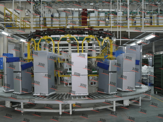 Refrigerator production line