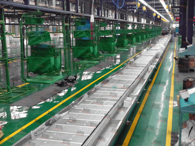 Electric fan production line