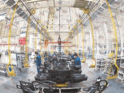 Auto disassembly automatic production line